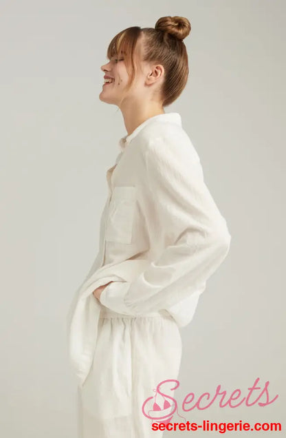 The Midi Shirt Organic Cotton White