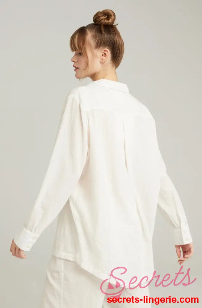 The Midi Shirt Organic Cotton White