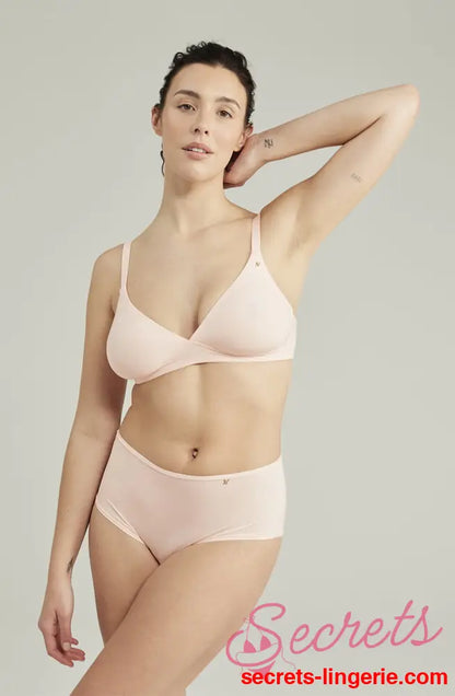 The Second Skin Stretch Easy Does It Bralette Blush Pink