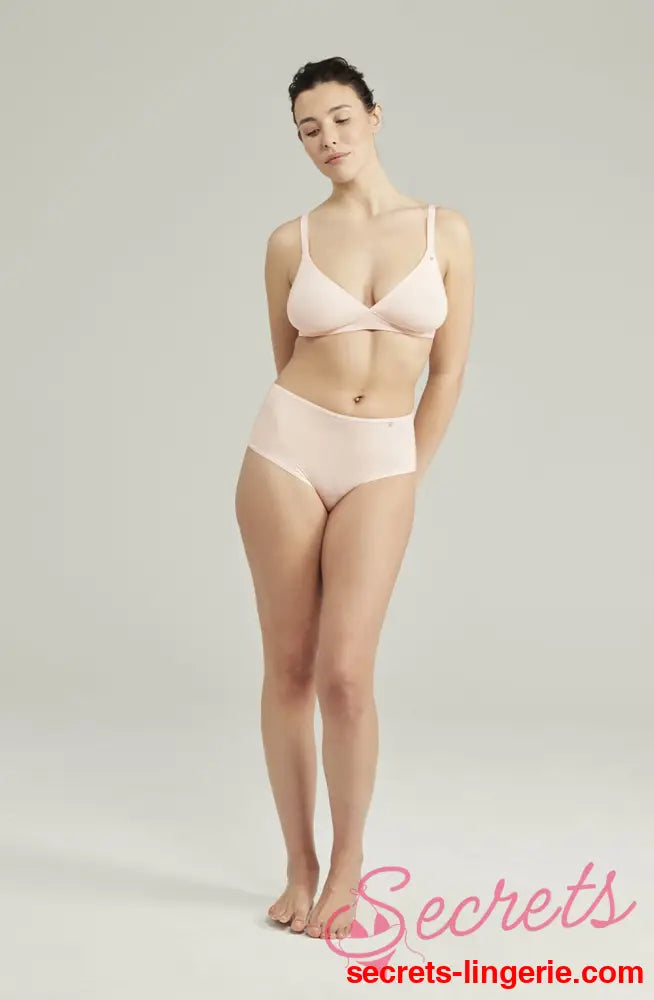 The Second Skin Stretch Easy Does It Bralette Blush Pink
