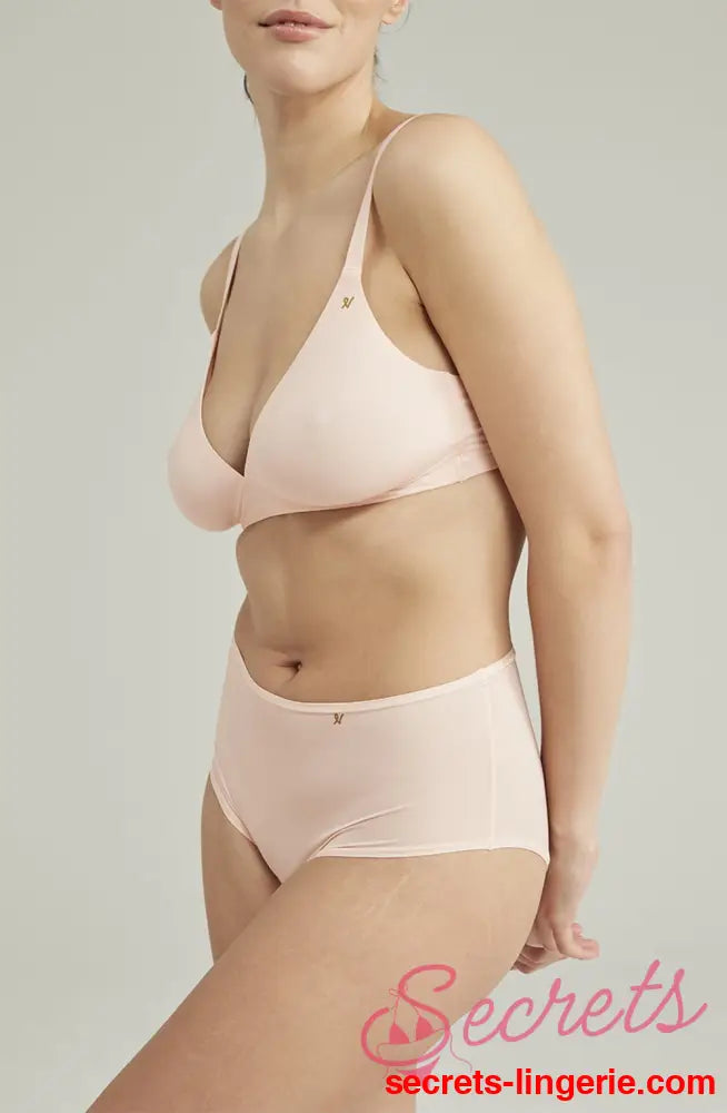 The Second Skin Stretch Easy Does It Bralette Blush Pink