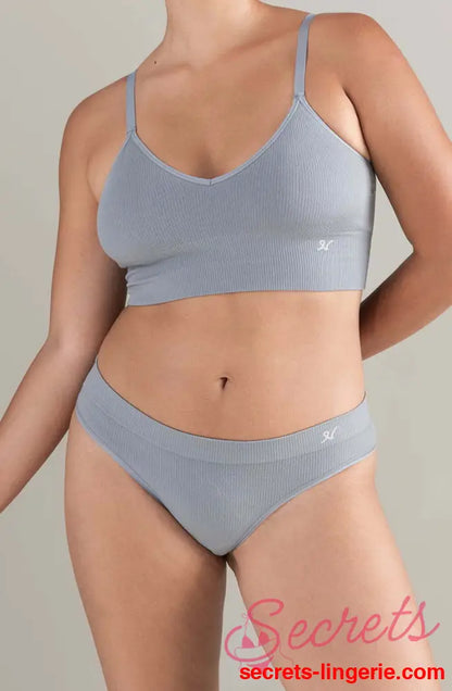 The TENCEL™ High Leg Brief Storm Grey