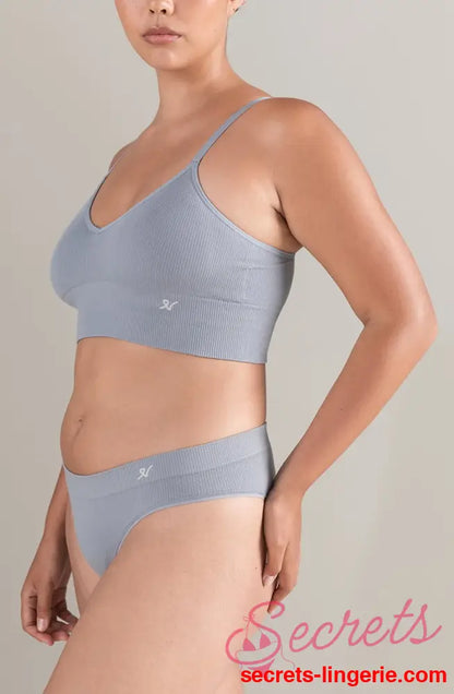 The TENCEL™ High Leg Brief Storm Grey