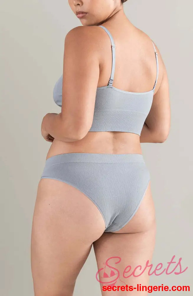 The TENCEL™ High Leg Brief Storm Grey