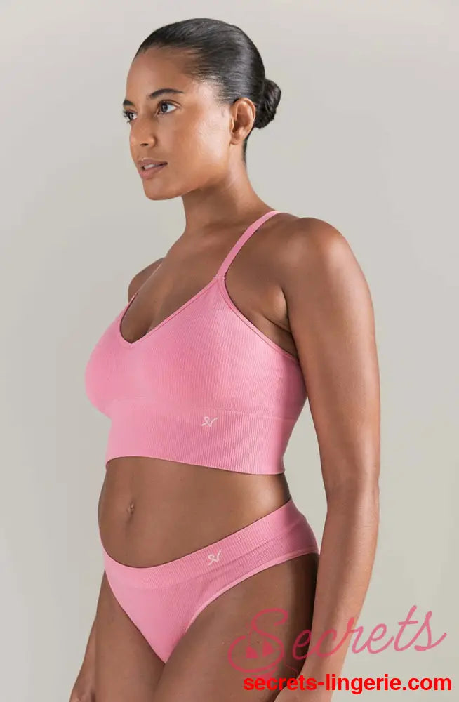 The TENCEL™ Seamless Bralette Rose Pink