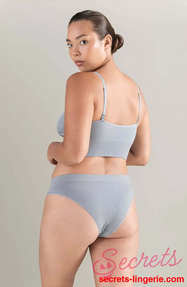 The TENCEL™ Seamless Bralette Storm Grey