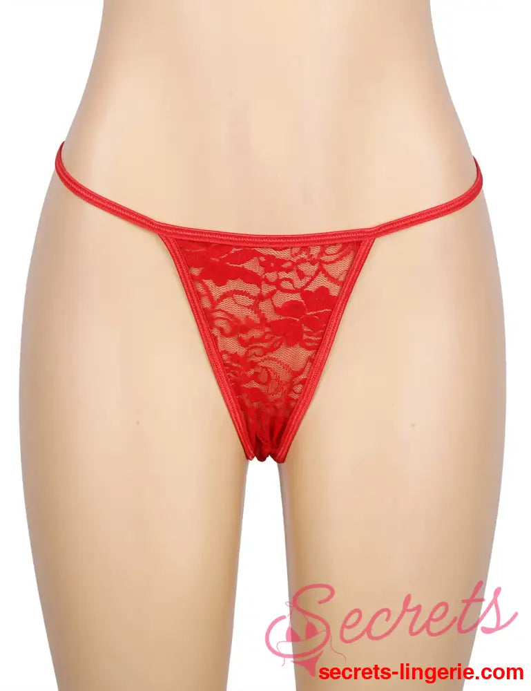 YesX YX7875 Christmas Sexy Floral Babydoll