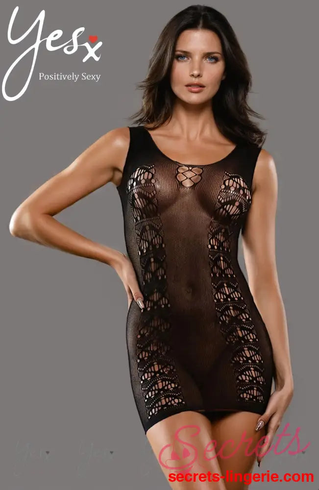 YesX YX820 Dress Black - Black / One Size