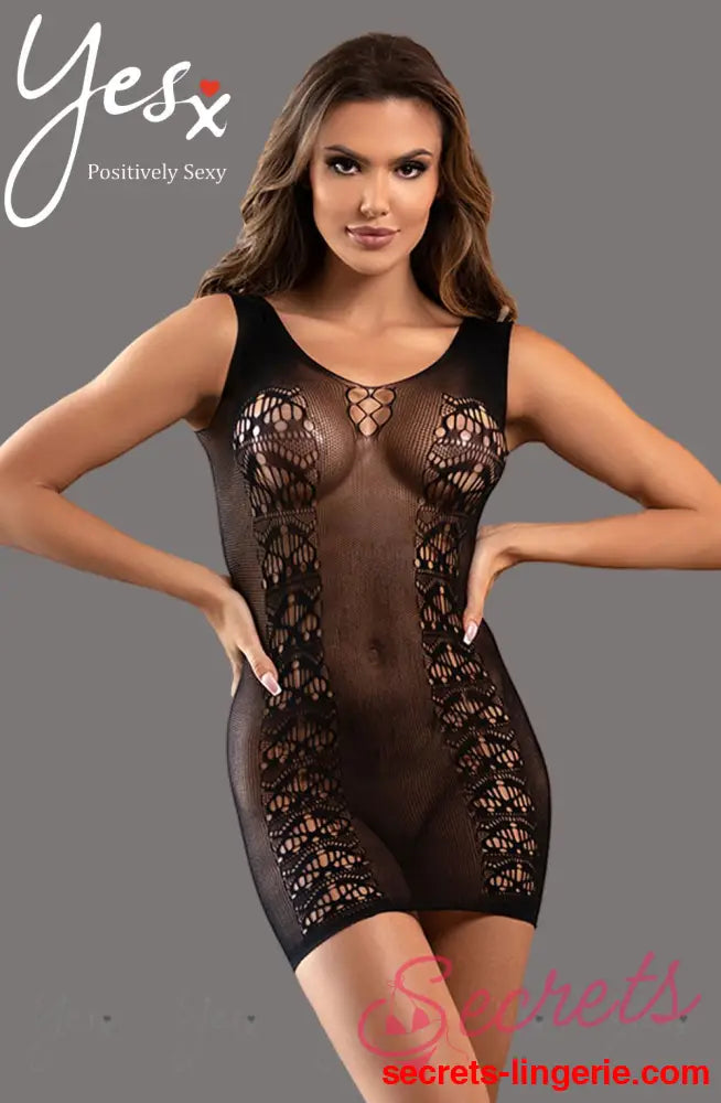 YesX YX820 Dress Black - Black / One Size