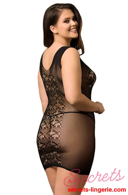 YesX YX820Q Plus size Dress - Black / One Size (Plus)