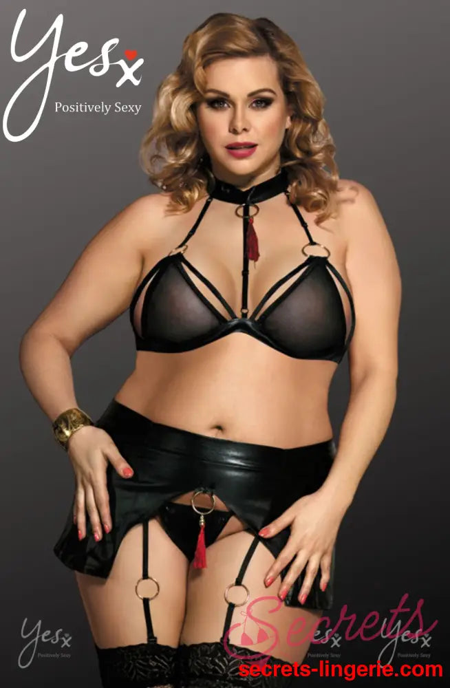 YesX YX823Q Bra Set Black