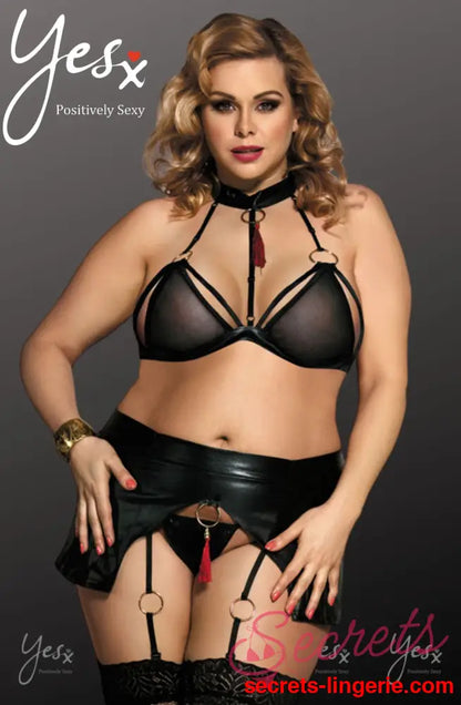 YesX YX823Q Bra Set Black