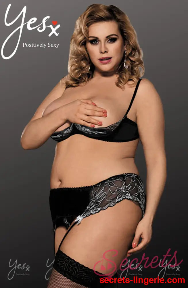YesX YX825Q Bra Set Black
