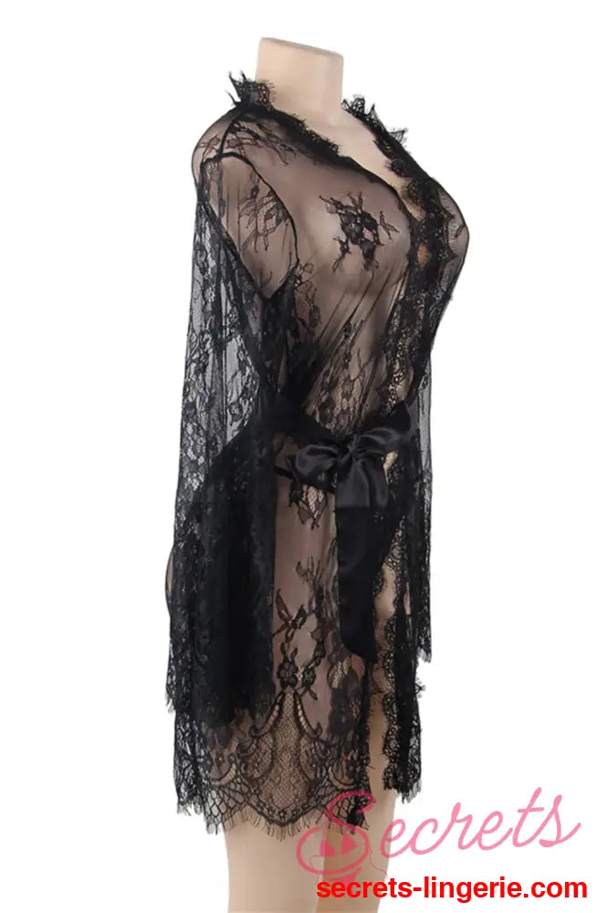 YesX YX827 Robe Set Black