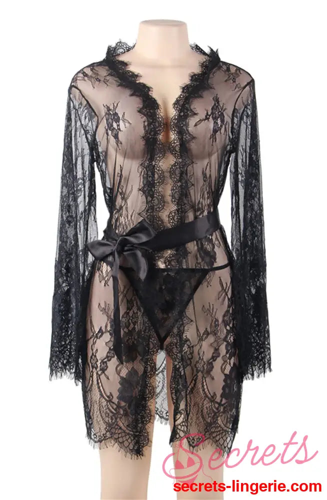 YesX YX827 Robe Set Black