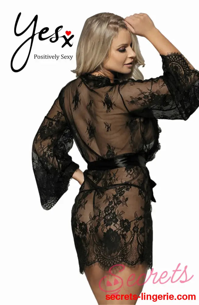 YesX YX827 Robe Set Black