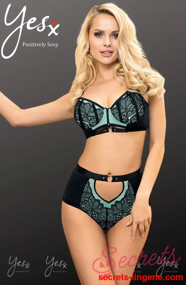 YesX YX830 Blue Bra Set