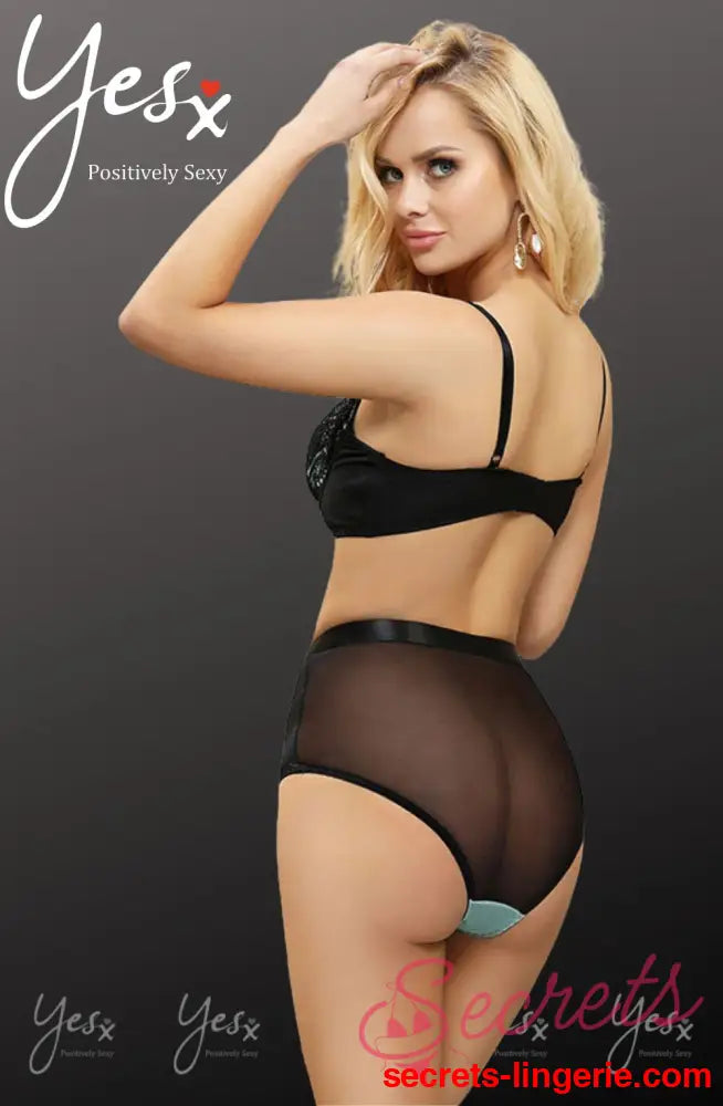 YesX YX830 Blue Bra Set