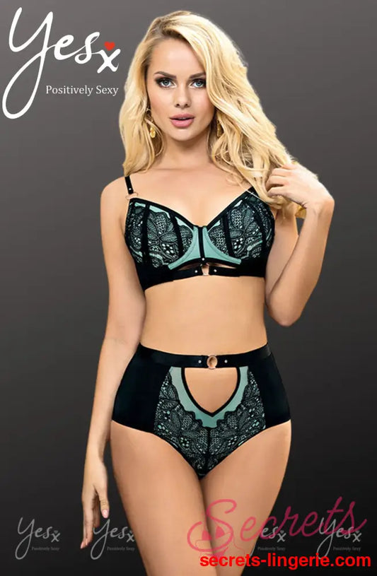 YesX YX830 Blue Bra Set