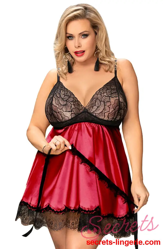 YesX YX832Q Babydoll & Blindfold