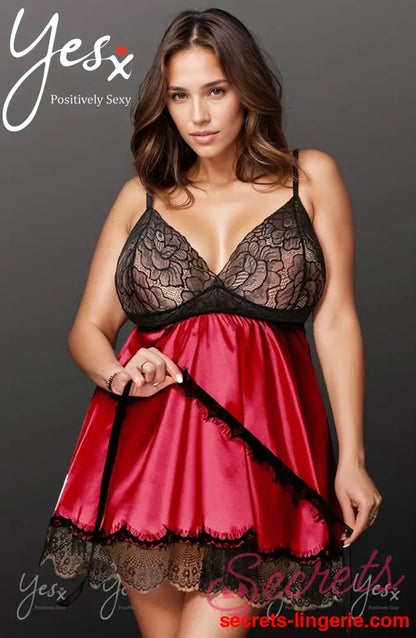 YesX YX832Q Babydoll & Blindfold