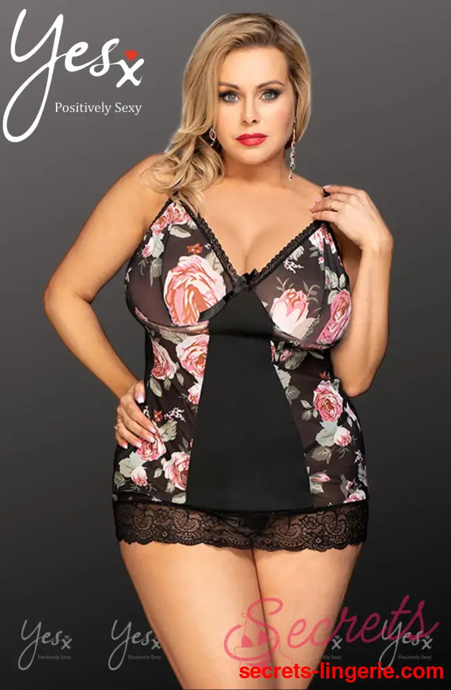YesX YX835Q Floral Babydoll