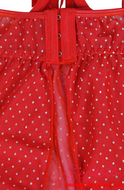 YesX YX841 Red Babydoll Set