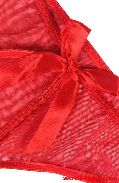 YesX YX841 Red Babydoll Set