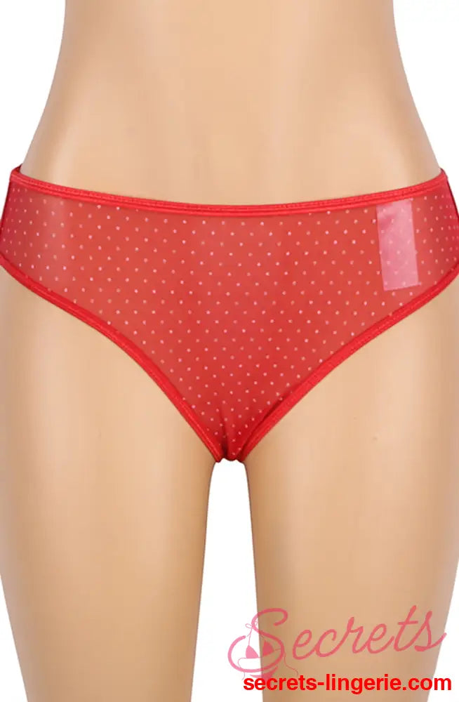 YesX YX841 Red Babydoll Set