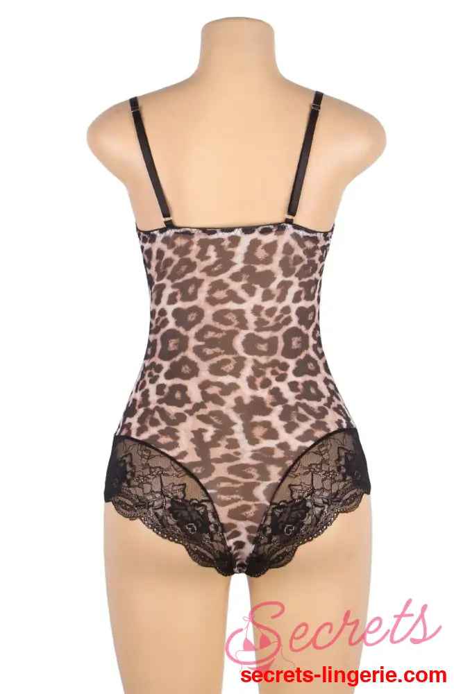 YesX YX854 Leopard Bodysuit