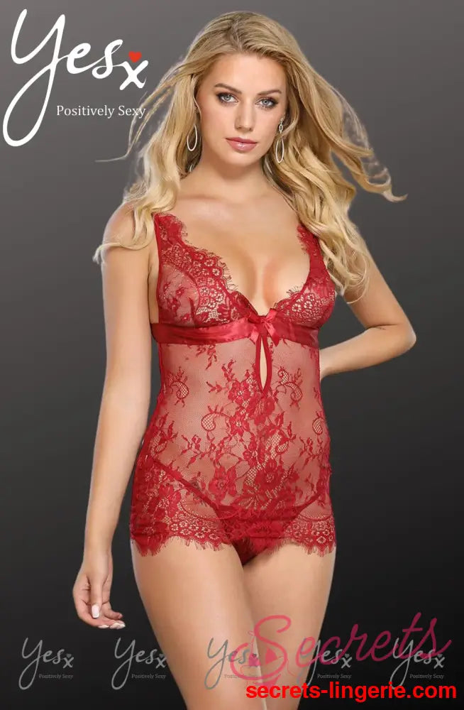 YesX YX855 Chemise Hot Red
