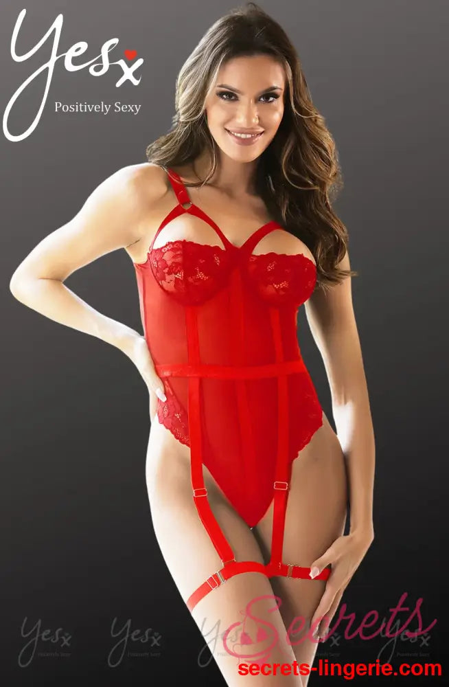 YesX YX858 Red Bodysuit