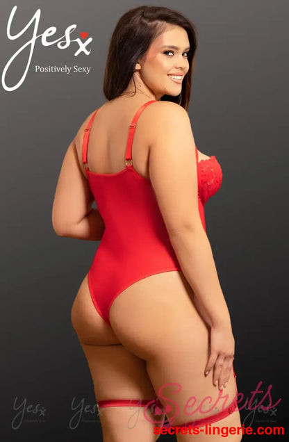 YesX YX858Q Red Bodysuit