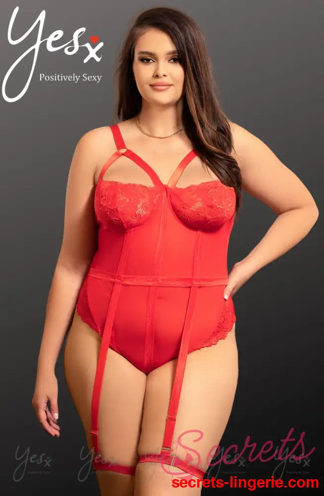YesX YX858Q Red Bodysuit
