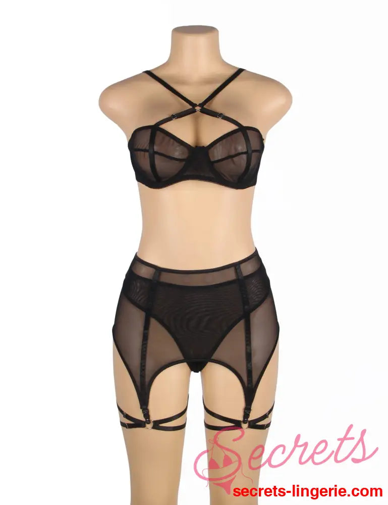 YesX YX868 Three Piece Bra Set