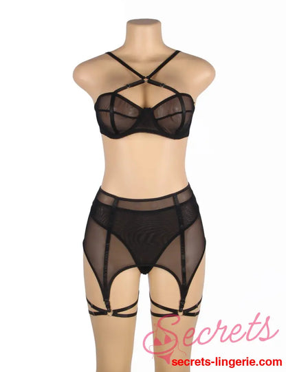 YesX YX868 Three Piece Bra Set