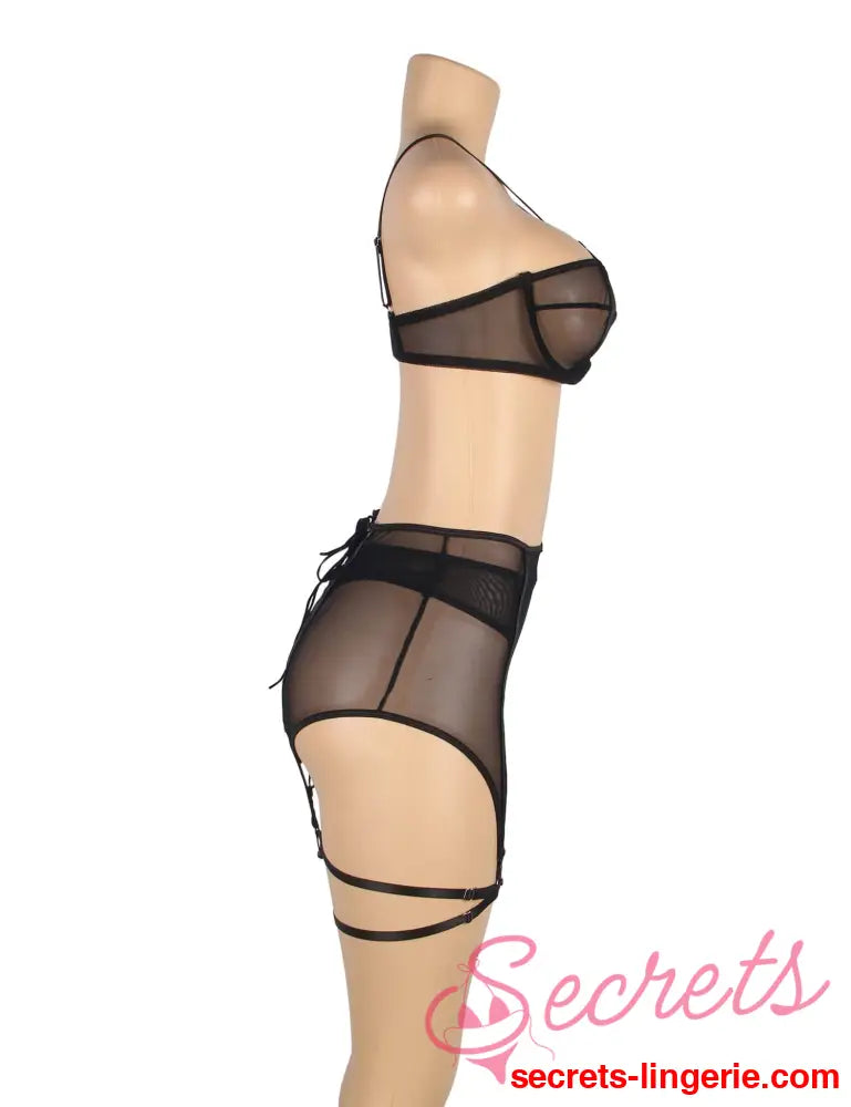 YesX YX868Q Three Piece Bra Set