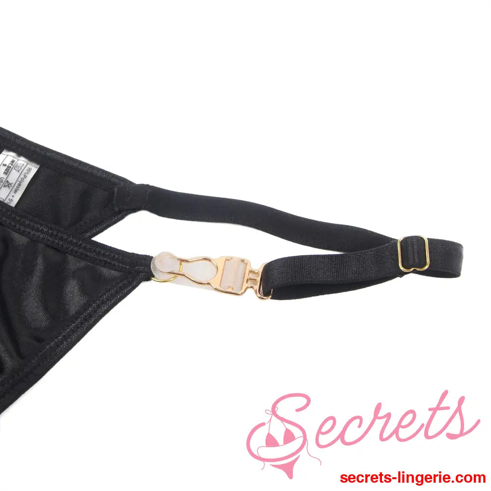 YesX YX871 Hollow Cut Halter Bra Set