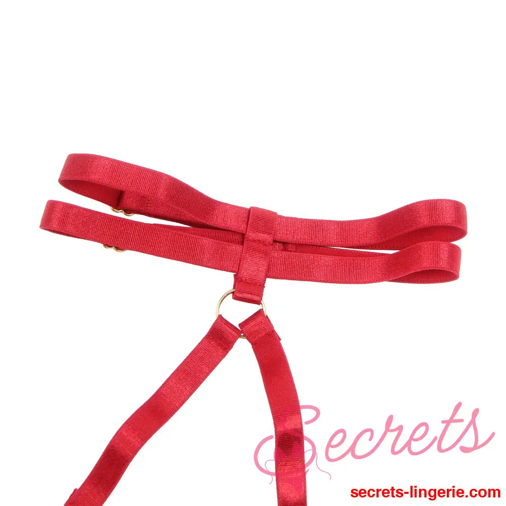 YesX YX872 Hollow Cut Halter Bra Set