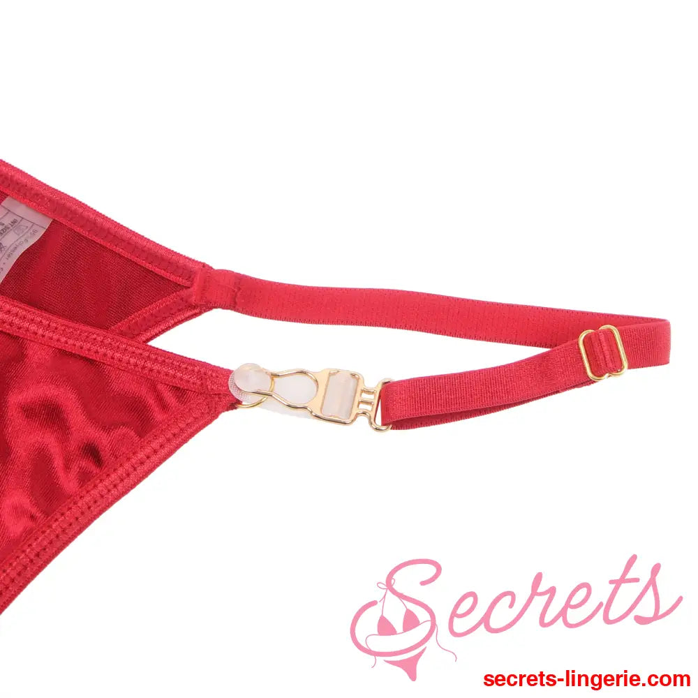 YesX YX872Q Hollow Cut Halter Bra Set Up To 2XL