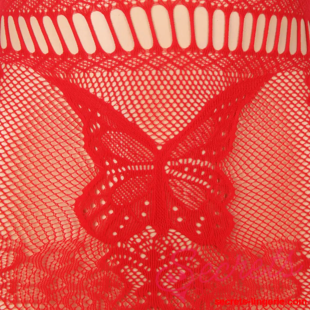 YesX YX877 Christmas Sexy Bodystocking Dress - Red / One Size (S-L)