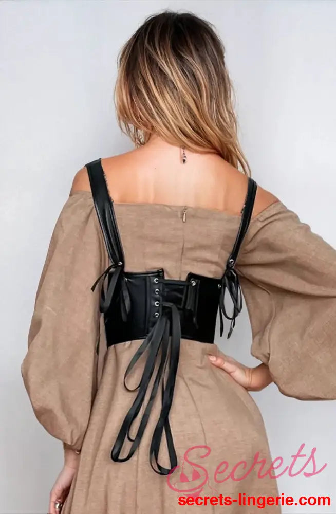 YesX YX889 Sexy Corset Black Up to 6XL