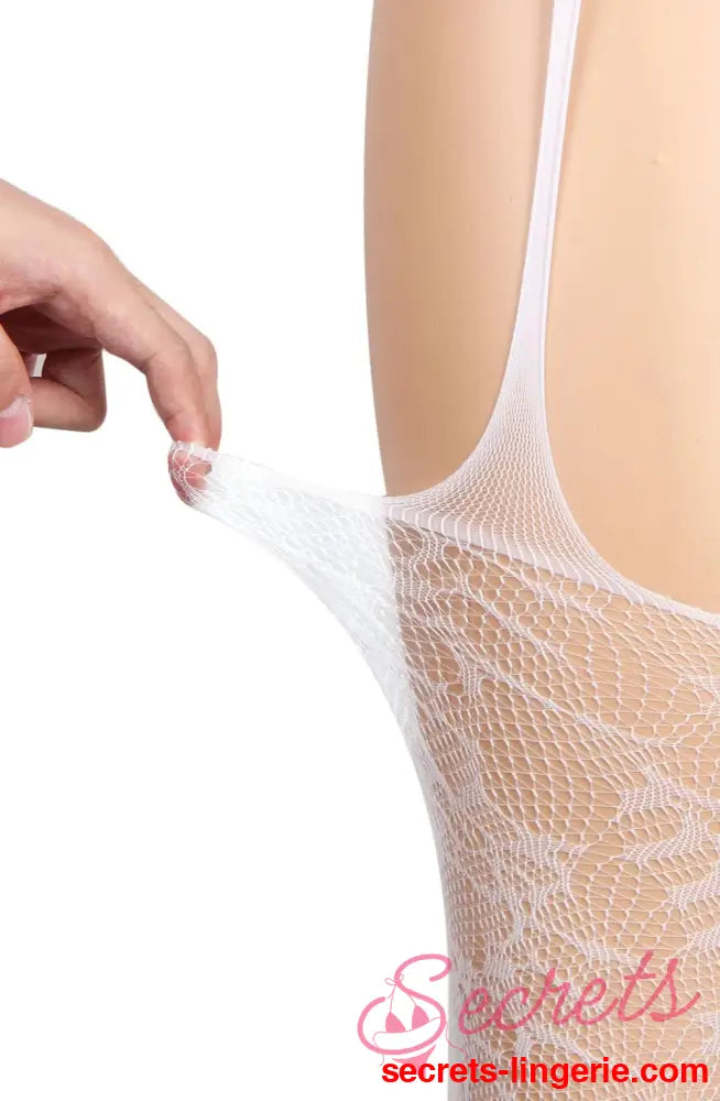 YesX YX898 Body Stocking White - White / XS/M