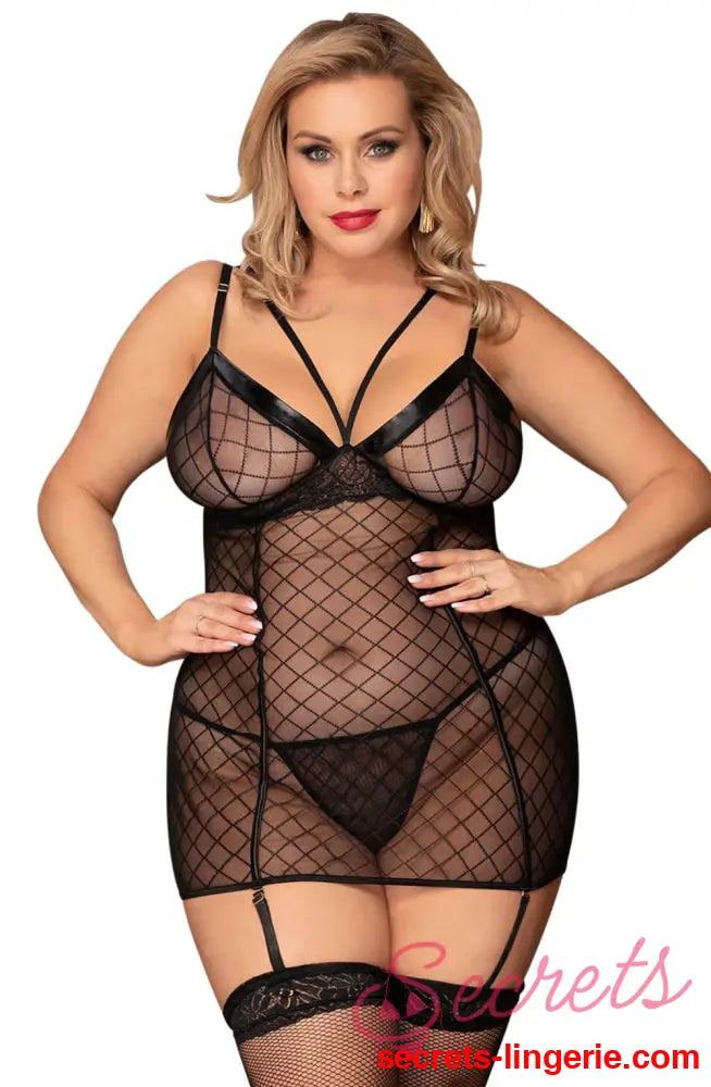 YesX YX954Q Black Chemise