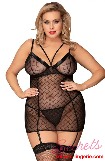 YesX YX954Q Black Chemise