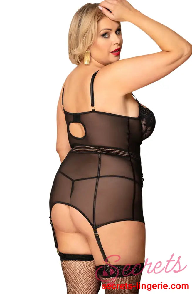YesX YX955Q Black Chemise