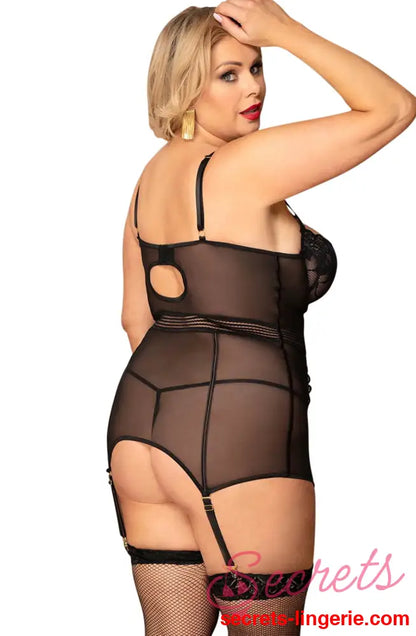 YesX YX955Q Black Chemise