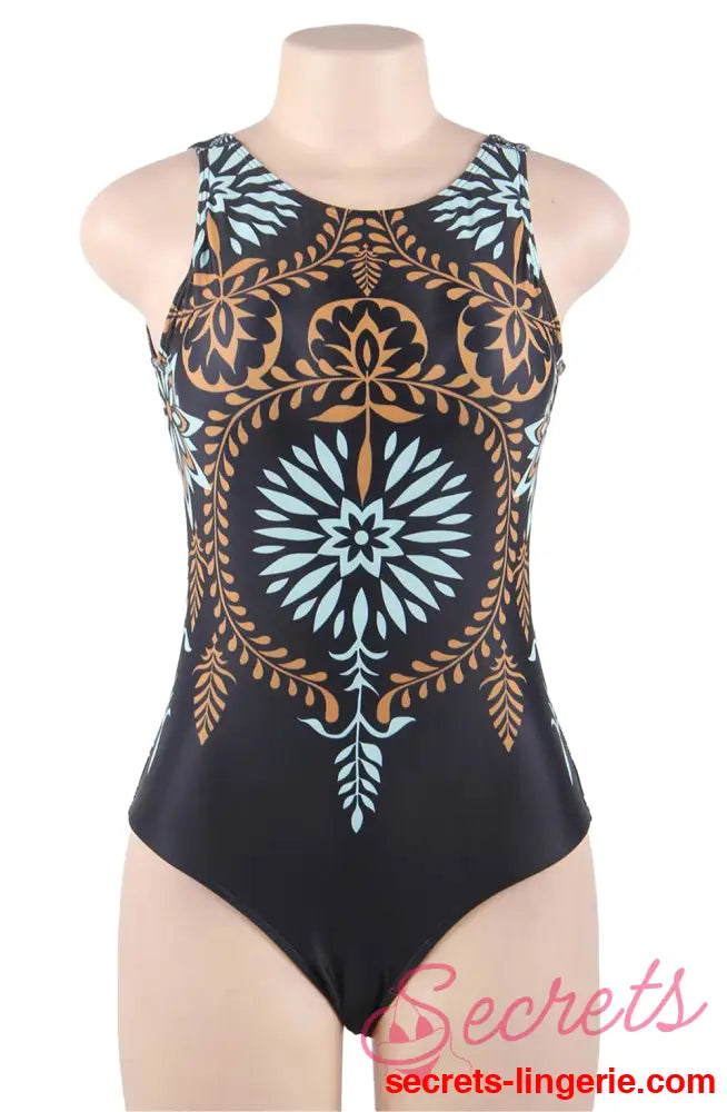 YesX YX961 One Piece Swimsuit Navy