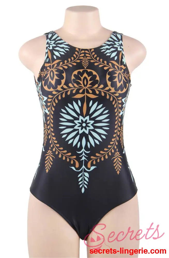 YesX YX961 One Piece Swimsuit Navy