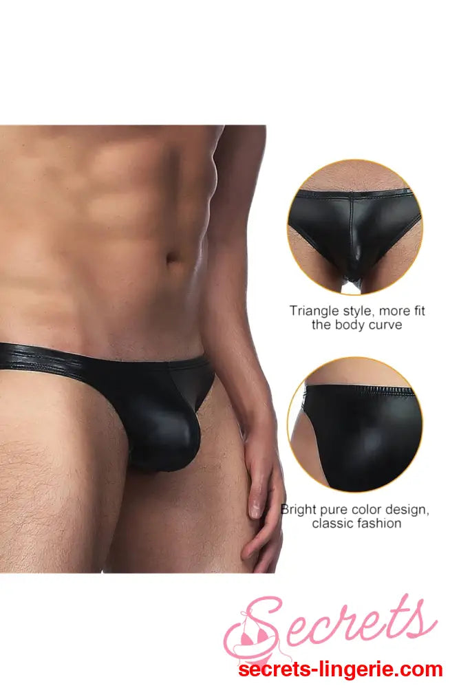 YesX YX969 Men’s Brief Black